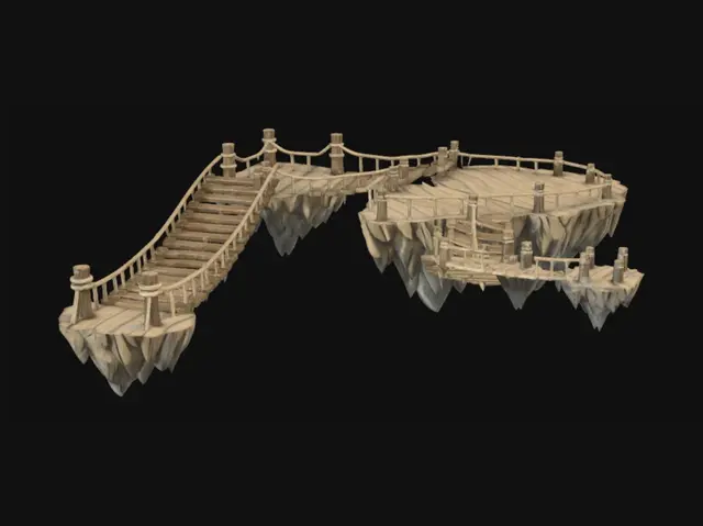 3D model for Bridges Across the Sky