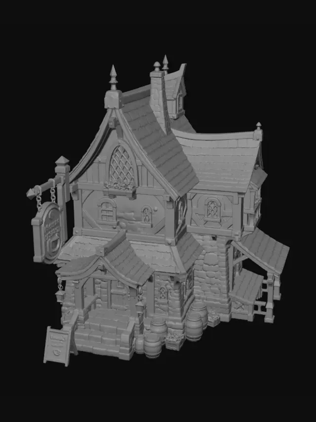 3D model for The Wandering Tankard
