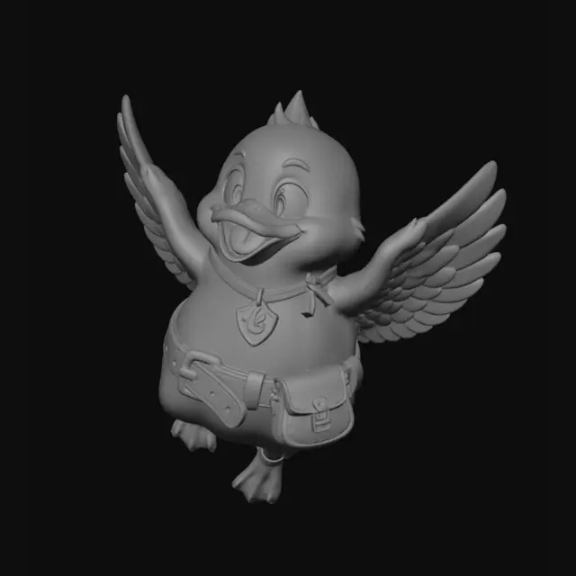 3D model for Adventurous Chick
