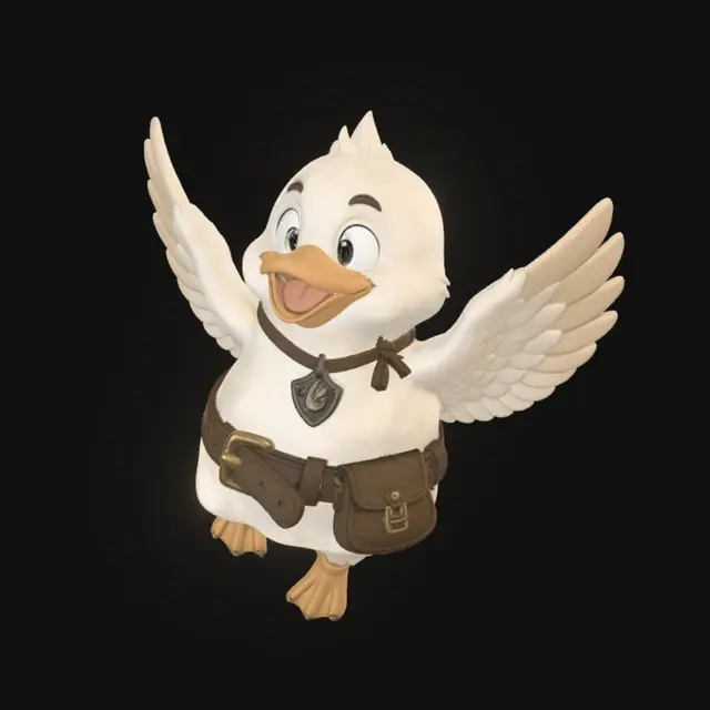 3D model for Adventurous Chick