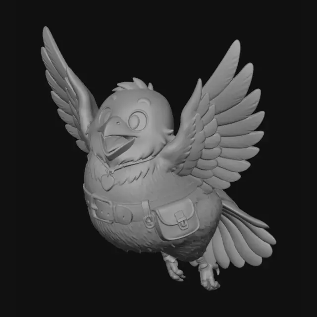 3D model for Midnight Messenger