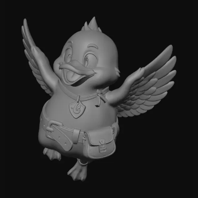 3D model for Adventurous Chick
