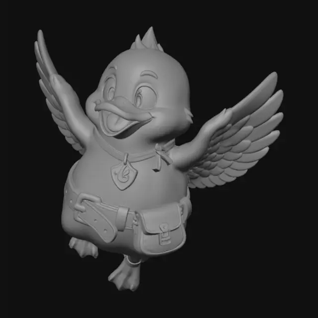 3D model for Adventurous Chick
