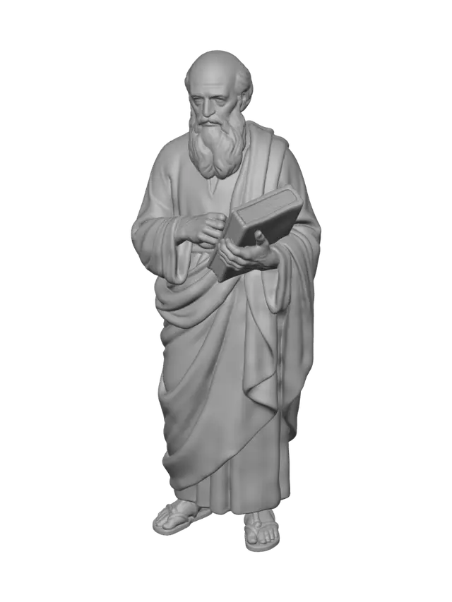 3D model for The Silent Scholar