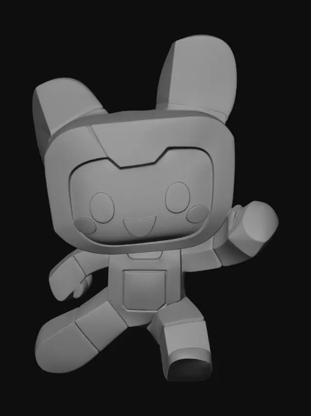 3D model for Blocky Sunshine