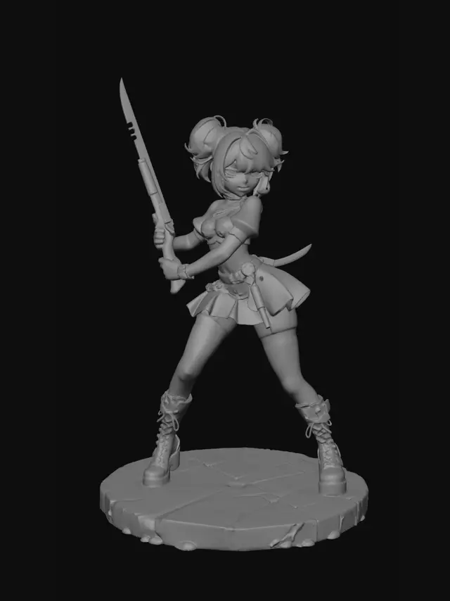 3D model for Lilac Nightblade