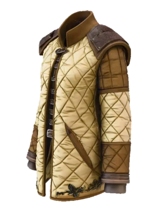 3D model for Medieval Quilted Garment