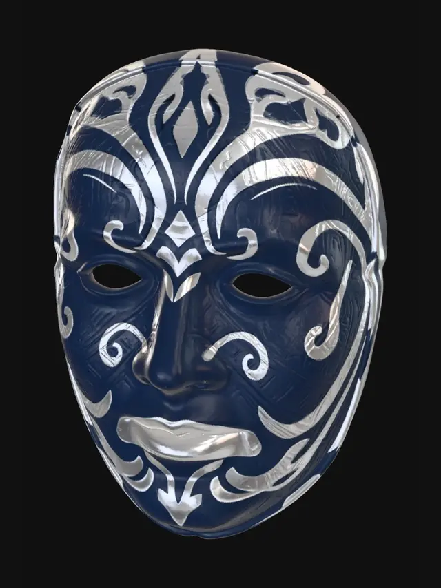 3D model for Rug-Patterned Mask