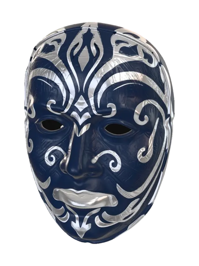3D-модель Rug-Patterned Mask - Inside, згенерована ШІ