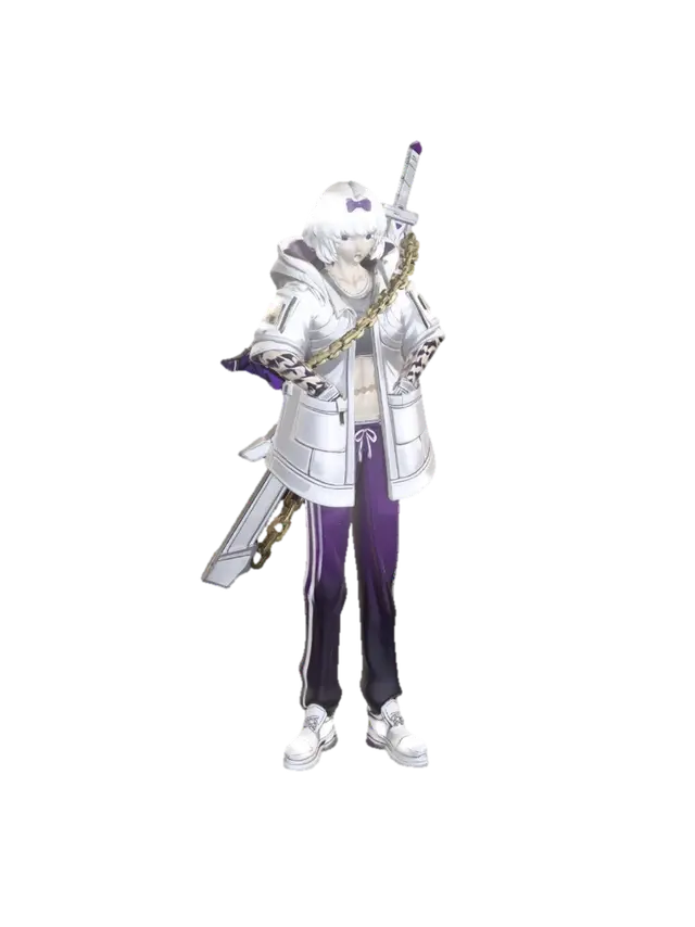 Violet Chainblade - Daughter 3D model, vytvořený pomocí AI