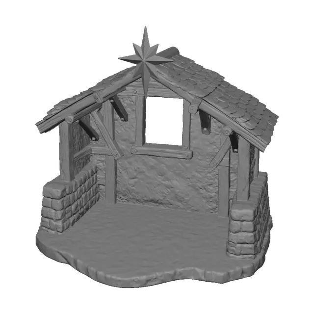 3D model for Star of Bethlehem Stable