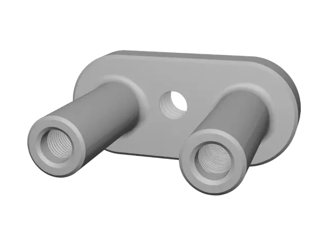 3D model for Blue Aluminum RC Body Post Mount