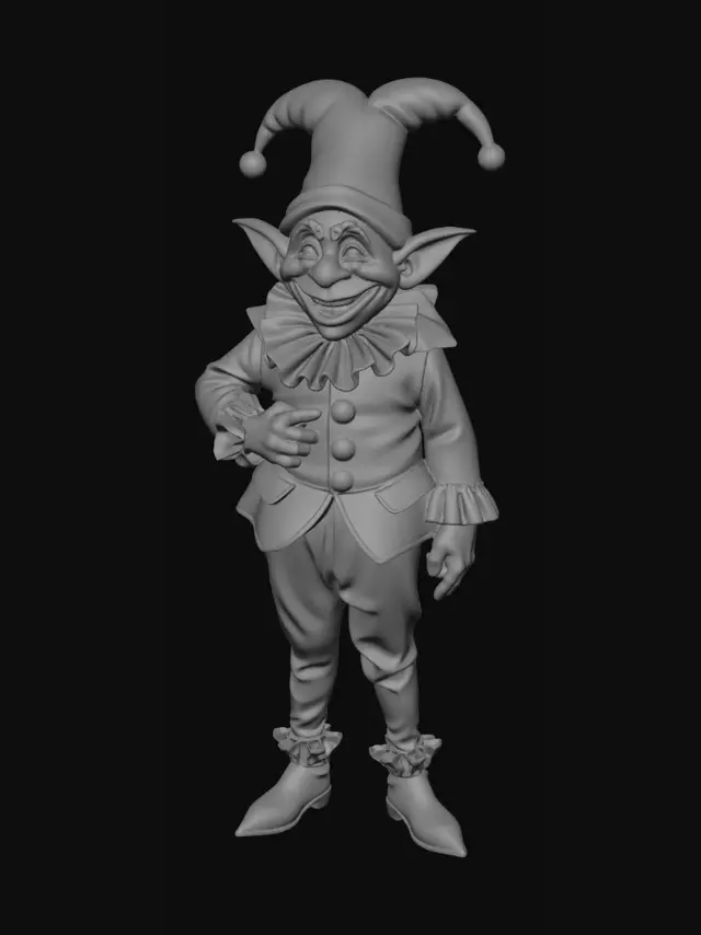 3D model for trol jester
