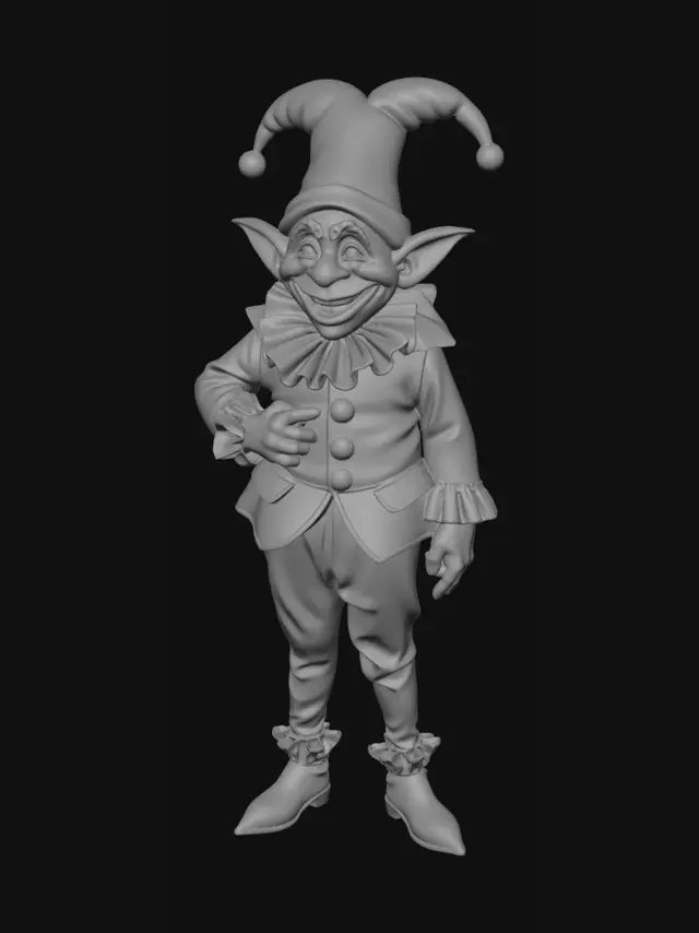 3D model for trol jester