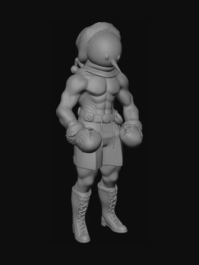 3D model for Snowman Strongman