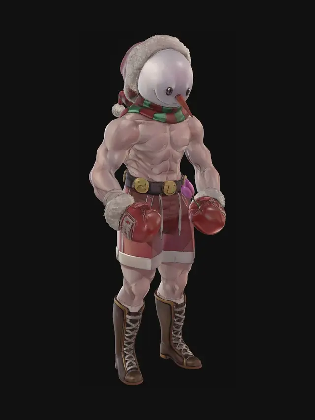 3D model for Snowman Strongman