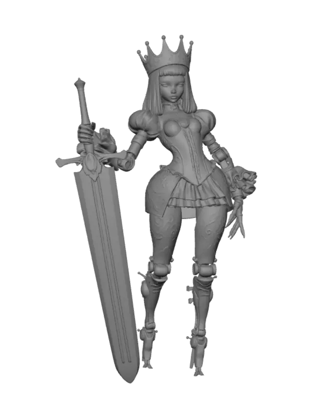 3D model for Queen of Steel