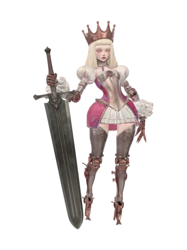 3D model for Queen of Steel