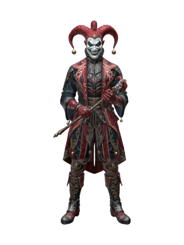3D model for Crimson Jester of the Arcane Court