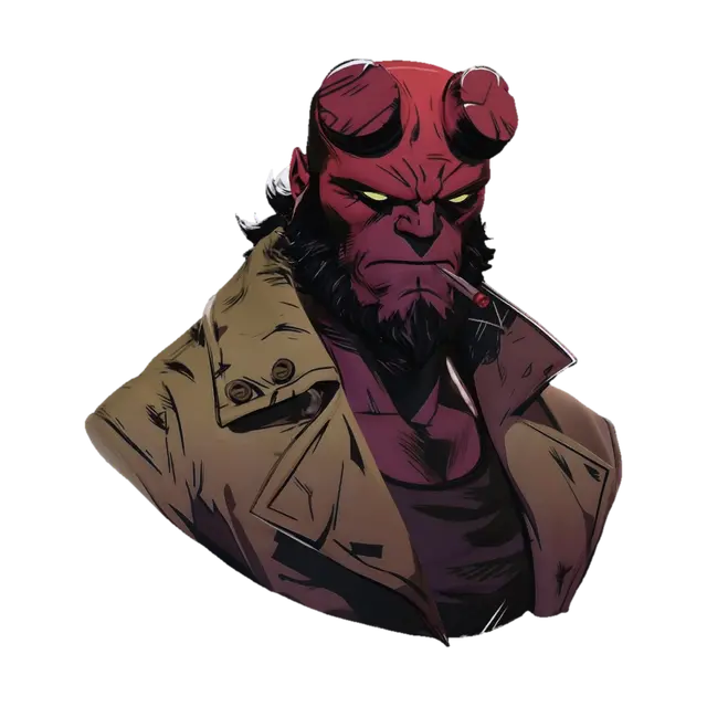 Crimson Outlaw - Rebel 3D model, vytvořený pomocí AI