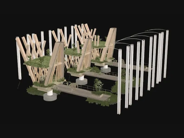 3D model for Sunset Arches Over the Water