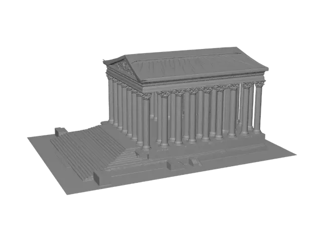 3D model for Temple on the Plaza