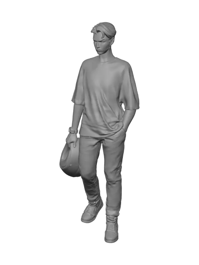 3D model for Wanderer Under a Red Sun
