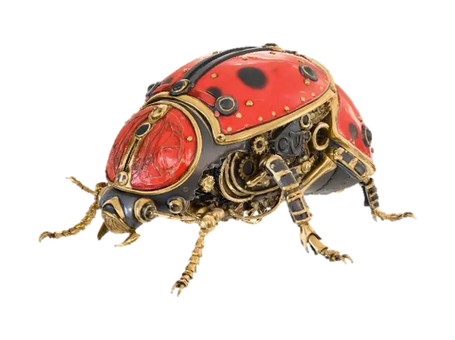 3D model for Steampunk Ladybug