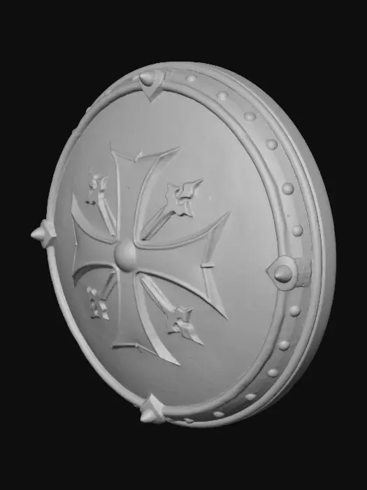 3D model for Templar Shield Emblem