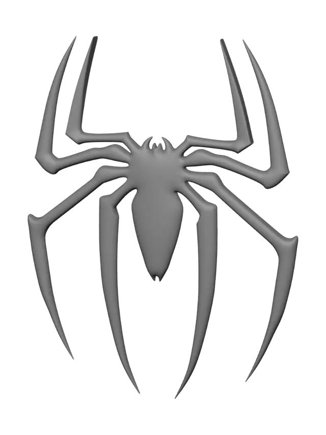 3D model for Spider Silhouette