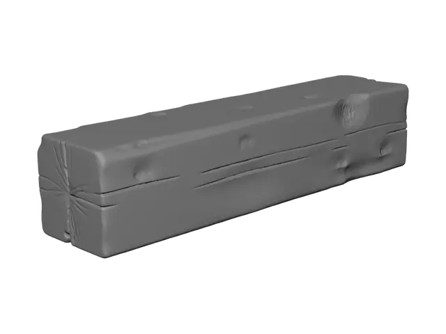3D model for Weathered Timber Beam