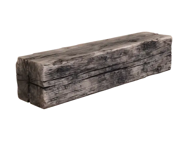 3D model for Weathered Timber Beam