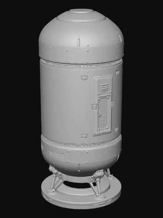 3D model for Scifi Capsule 01
