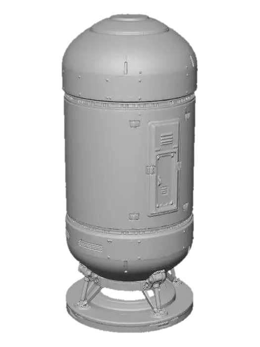 3D model for Scifi Capsule 01