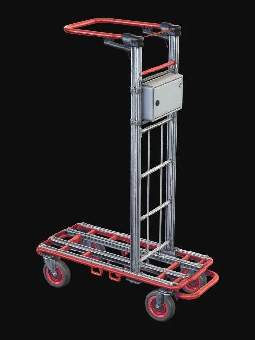 3D model for Luggage Hand Cart 01