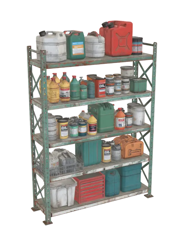 3D model for Garage Shelf 02