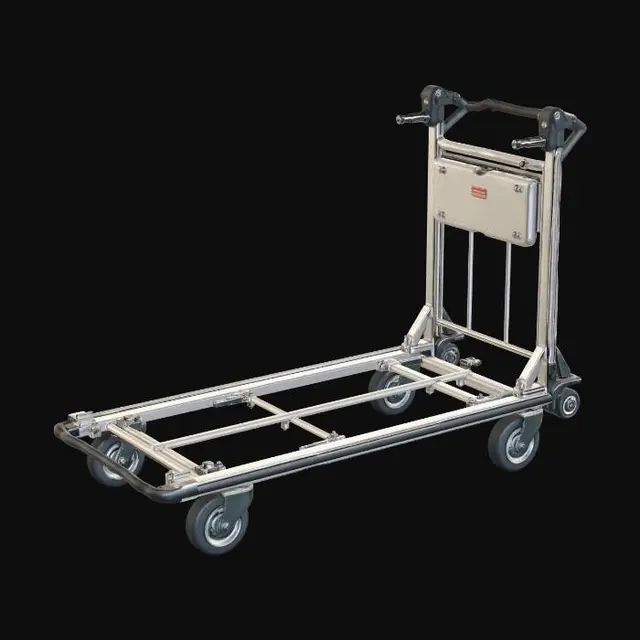 3D model for Luggage Hand Cart 02