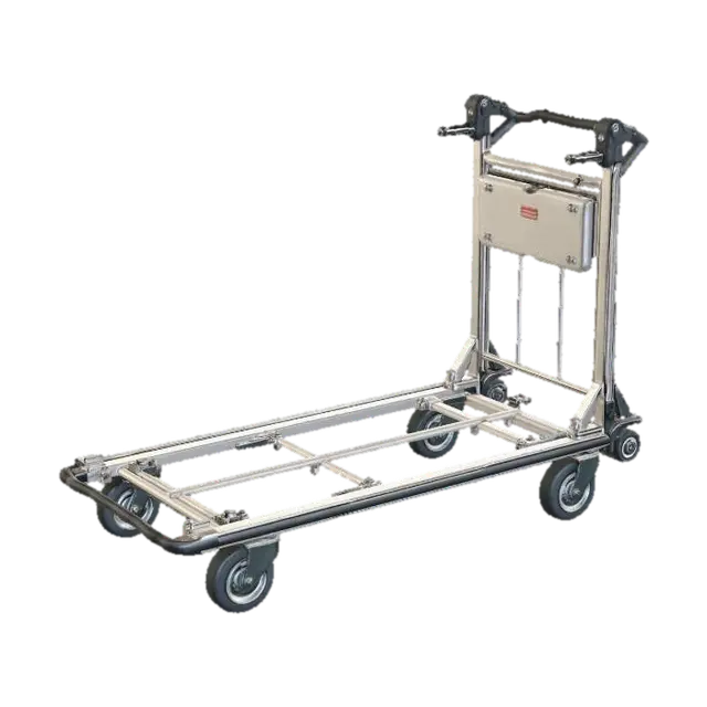 Luggage Hand Cart 02 3D model, vytvořený pomocí AI