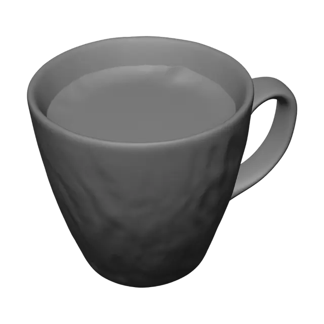 3D model for Crema Crown in a Matte Mug