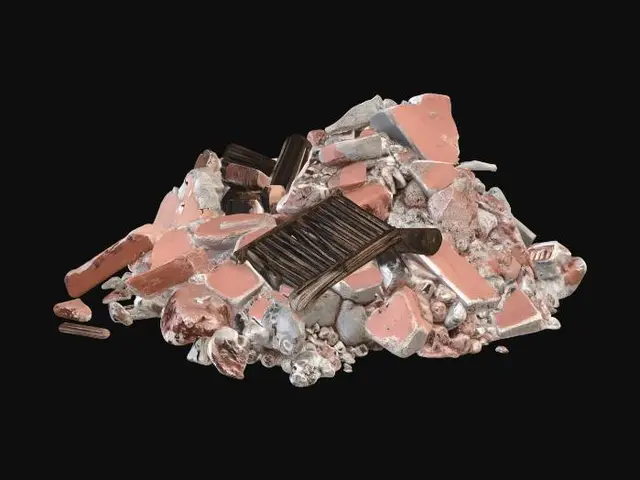 3D model for Brick Rubble and Wooden Pallets