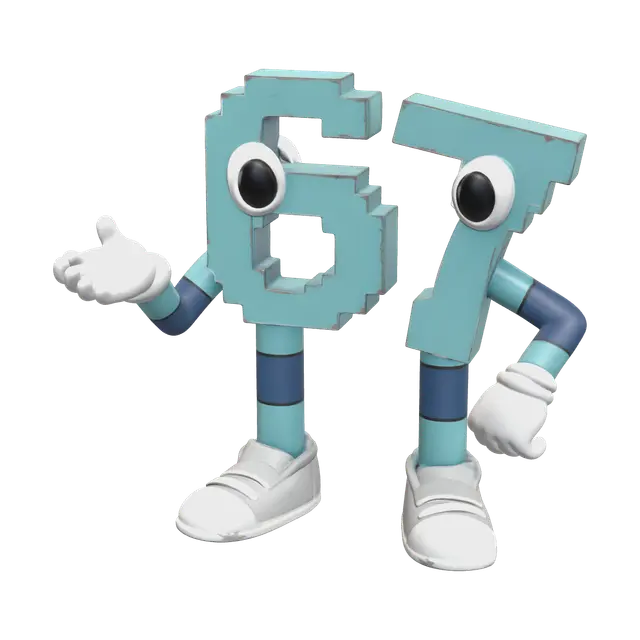 3D model for Realistic 67 Steal A Brainrot