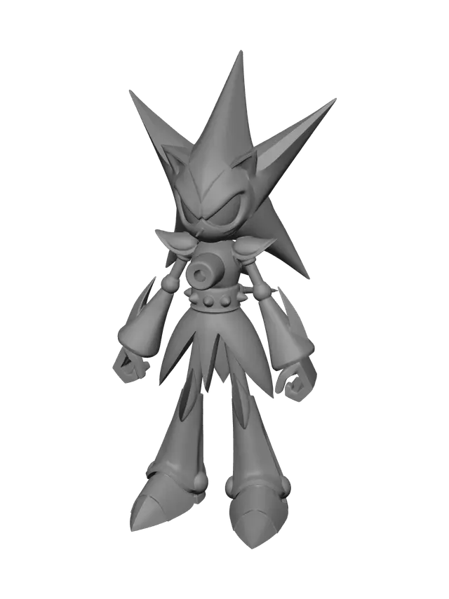 3D model for Stylized Neo Metal Sonic