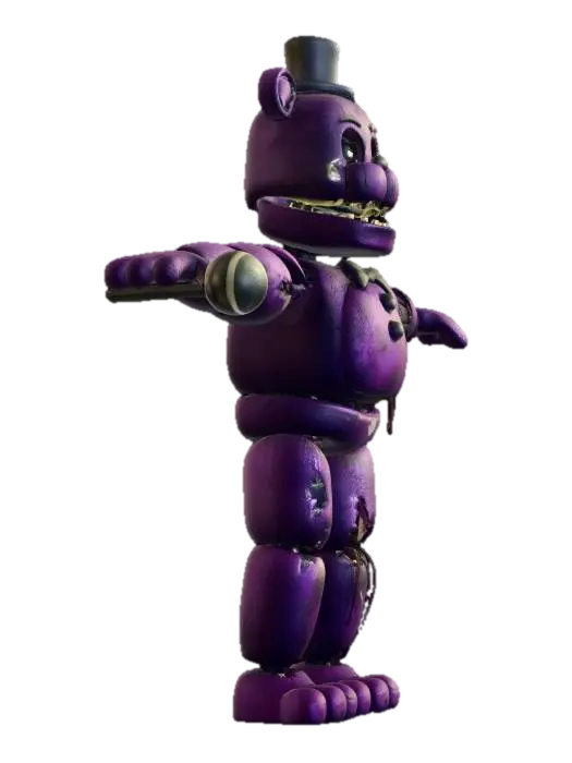 shadow freddy - Fnaf 3D model, vytvořený pomocí AI