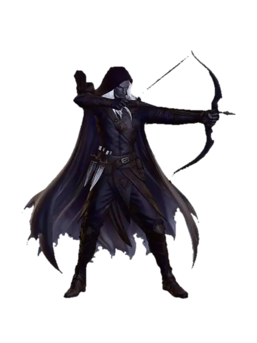 Black elf 2 - Fantasyworld 3D model, vytvořený pomocí AI