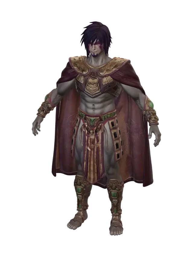 3D model for Warlord of Jade and Gold