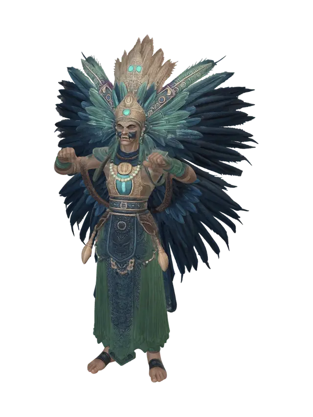 3D model for Crea a la ultima version de tezcatlipoca pero con la capa completa