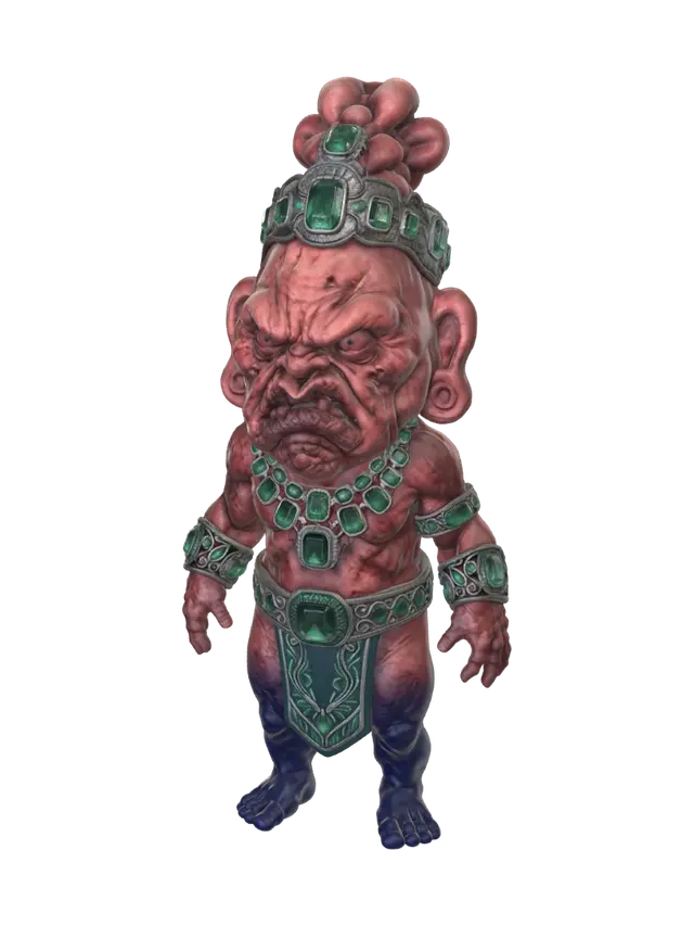 3D model for Emerald Ogre King