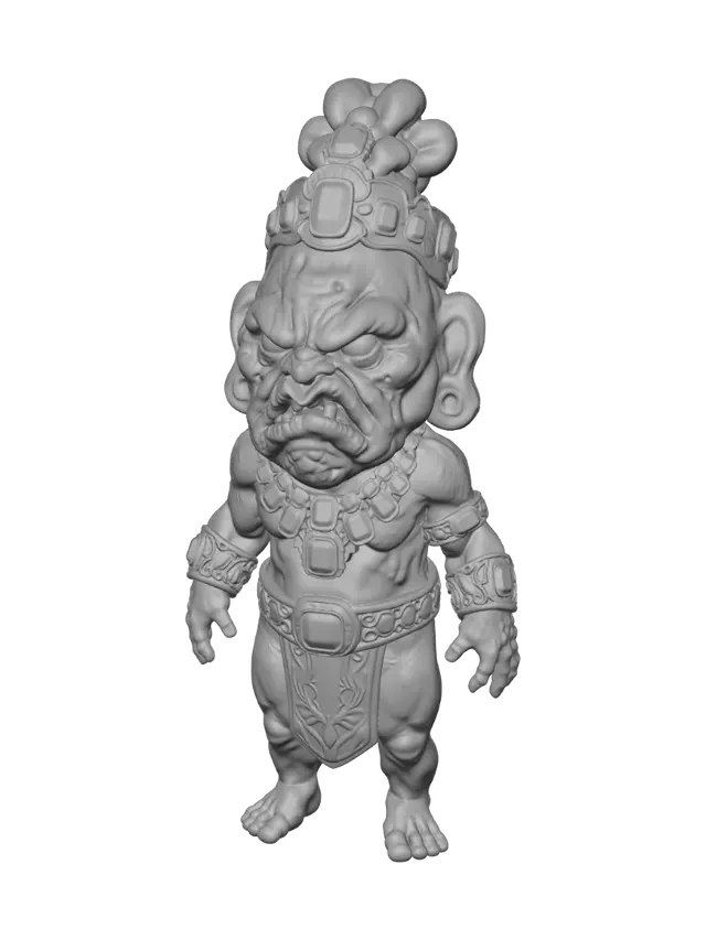 3D model for Emerald Ogre King