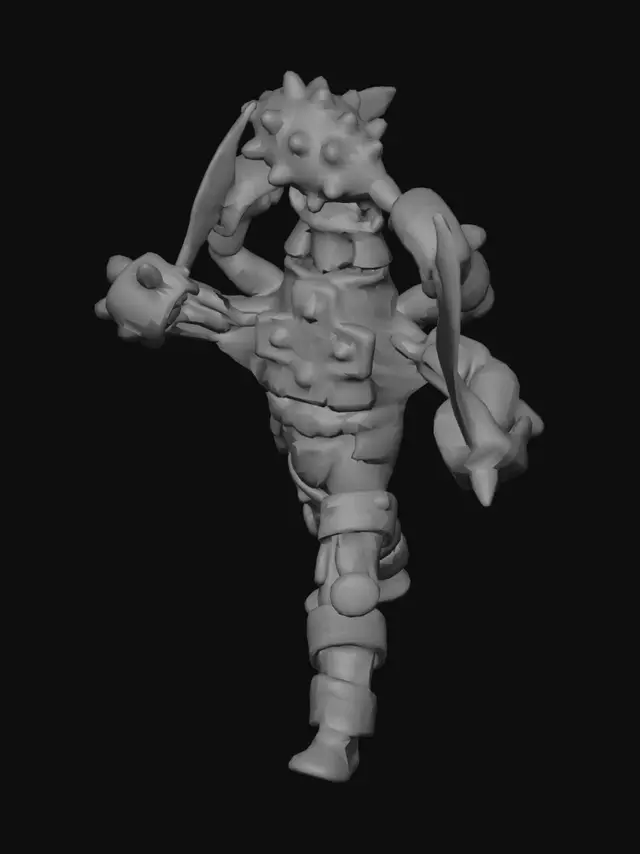 3D model for Prismatic Doom Knight