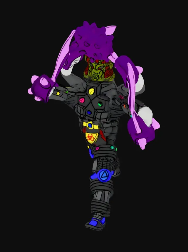 3D model for Prismatic Doom Knight